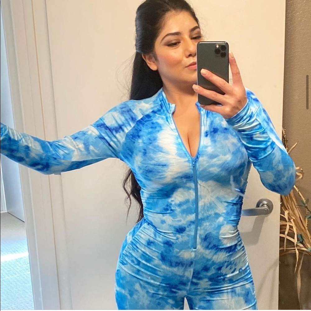 Diva Boutique blue jumpsuit
